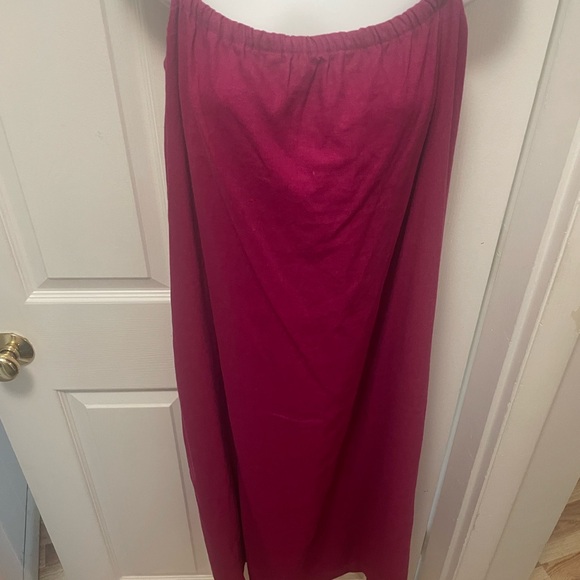 A New Day Magenta Spaghetti Strap Sun Dress - Picture 1 of 5